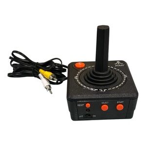 Atari Black Joystick Controller Plug And Play Console